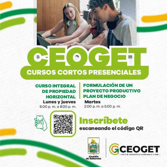 Estos cursos presenciales del CEOGET son para ti!