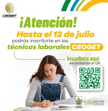 Inscríbete a las técnicas que el CEOGET tiene para ti.