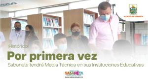 ¡Histórico! Por primera vez Sabaneta tendrá Media Técnica en sus Instituciones Educativas