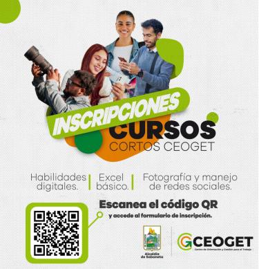 Inscripciones cursos cortos CEOGET
