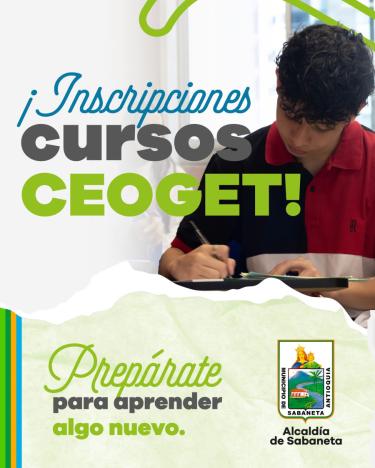 Inscripciones cursos cortos del CEOGET